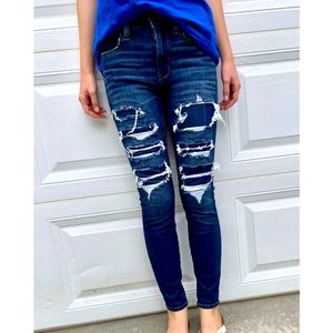 AE American Eagle Womens Hi-rise 360° next level stretch Jegging jeans Size 2